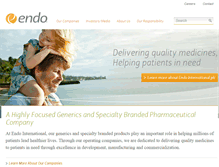 Tablet Screenshot of endo.com